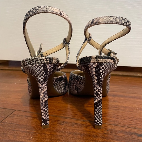 Vince Camuto Snake Patterned Heels - Picture 3 of 5